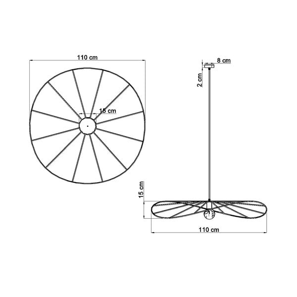 Apparecchio a sospensione nero ø 110 cm Elliot - Sollux-image-4