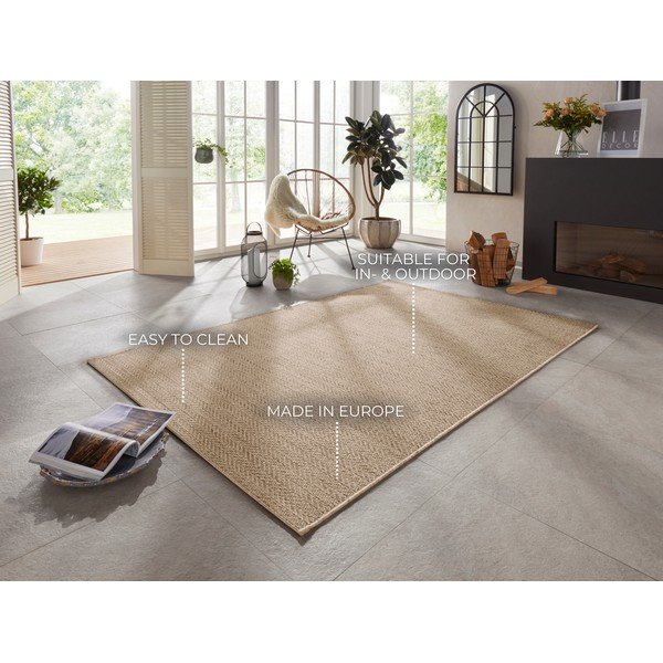 Tappeto marrone per esterni Brave Caen, 200 x 290 cm - Elle Decoration-image-4