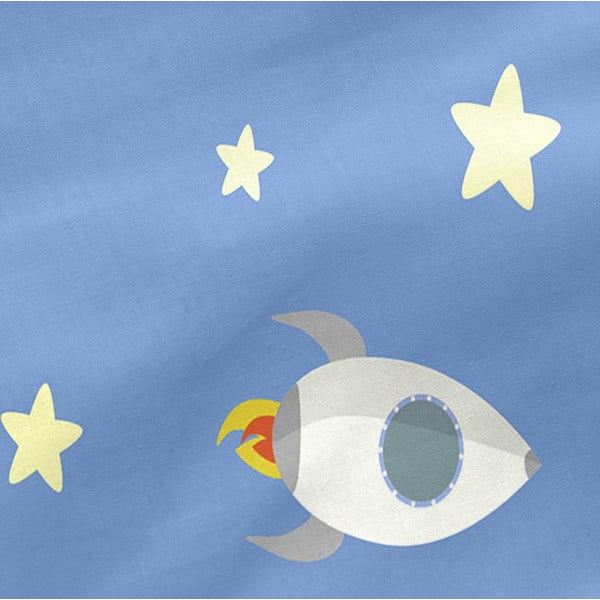 Lenzuolo di cotone per bambini, 120 x 60 cm Astronaut - Happynois-image-3