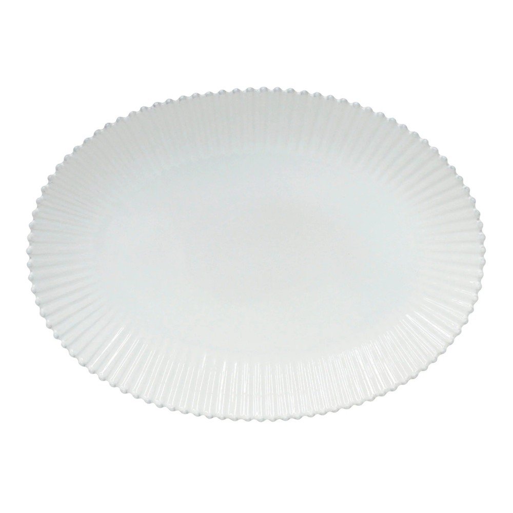Piatto da portata in gres bianco 37x51 cm Pearl - Costa Nova | Piatti