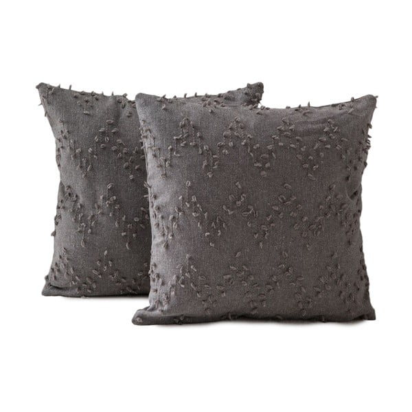 Federe decorative in set 2 pz 43x43 cm Tuffet – Mioli Decor