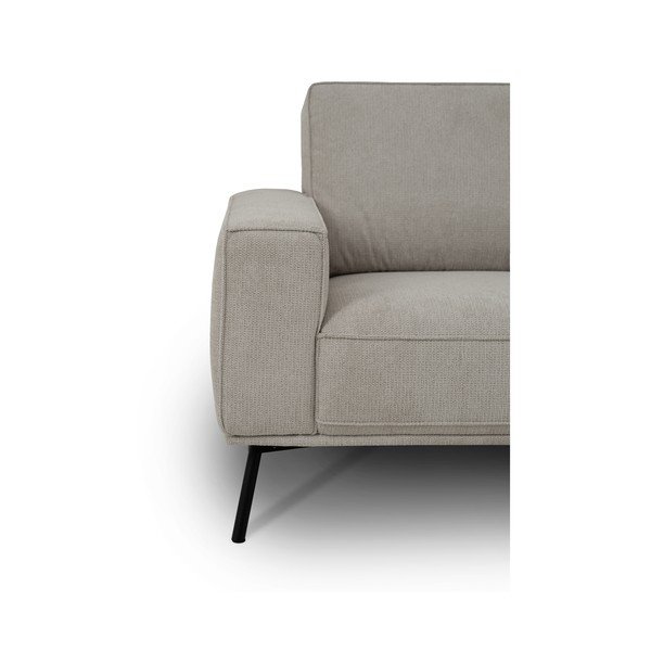 Divano angolare greige (con penisola a destra/a L) con rivestimento in ciniglia Amsterdam – Scandic-image-4