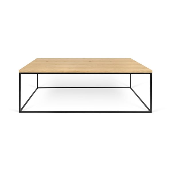 Tavolino con gambe nere , 75 x 120 cm Gleam - TemaHome
