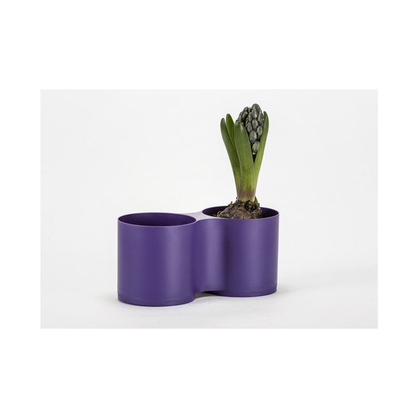 Vaso doppio viola Modulo - Plastia-image-2