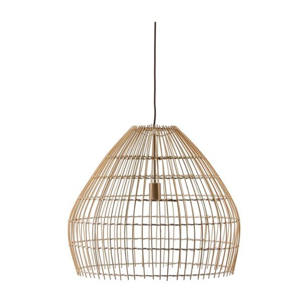 Lampada a sospensione con paralume in bambù Tierra Bella , ø 60 cm Le Lue - Surdic