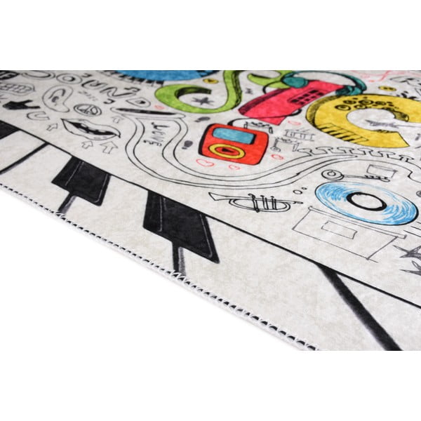 Tappeto per bambini lavabile 80x120 cm Musical – Vitaus-image-2