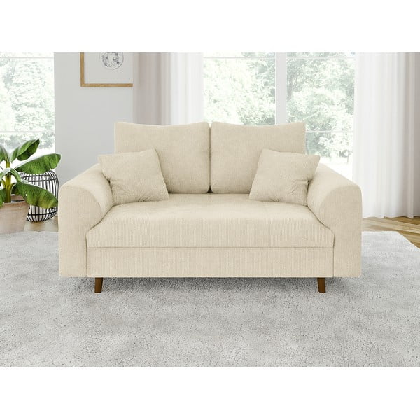 Divano beige 150 cm Ariella – Ropez-image-1