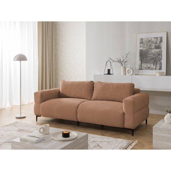 Divano color terracotta 217 cm Helio – Ropez-image-2