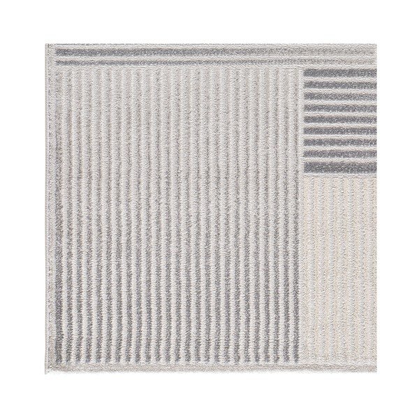 Tappeto grigio chiaro/avorio 80x150 cm Baresa – Universal-image-3