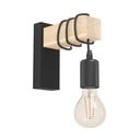 Lampada da parete nera/di colore naturale TOWNSHEND – EGLO