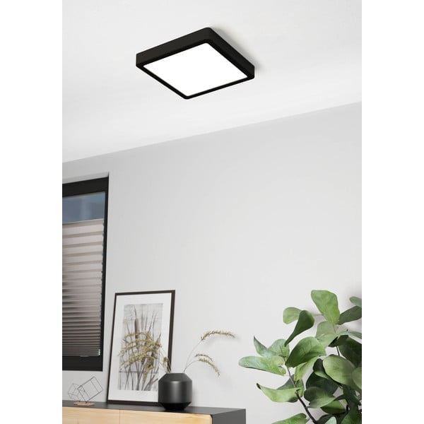 Plafoniera LED nera 21x21 cm FUEVA 5 – EGLO-image-3
