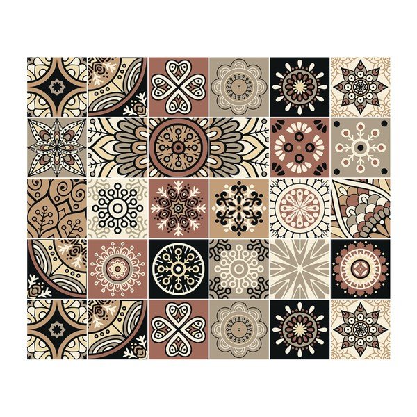 Set di 30 adesivi per mobili Piastrelle Adesive Per Mobili Cineloto Mento, 15 x 15 cm - Ambiance-image-2