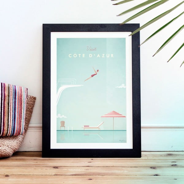 Poster , 50 x 70 cm Côte d'Azur - Travelposter-image-1