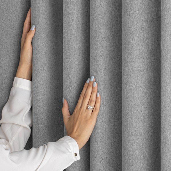 Tenda oscurante grigia 140x250 cm Corita – Restilo-image-3