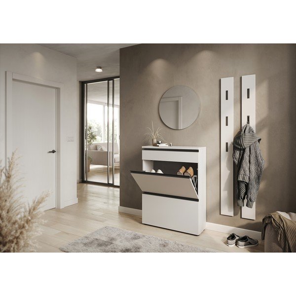 Scarpiera color crema 80x107x29 cm Baldone – Germania-image-4