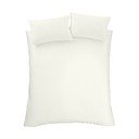 Biancheria da letto matrimoniale in cotone egiziano crema 200x200 cm - Bianca