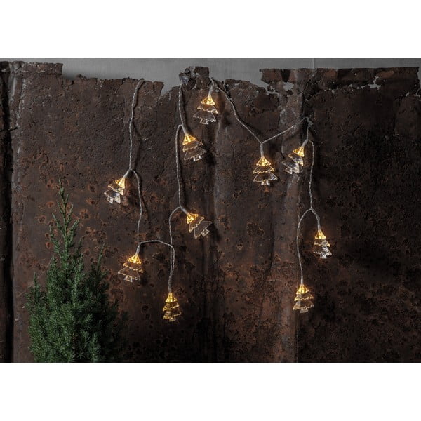Catena luminosa con motivo natalizio numero di lampadine 10 pezzi lunghezza 135 cm Izy Christmas Trees - Star Trading-image-1