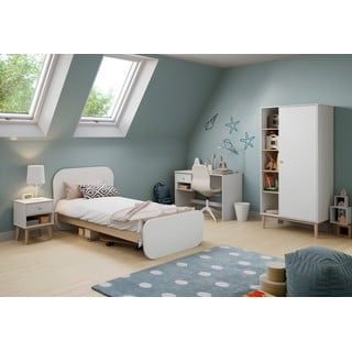 Comodino bianco per bambini Esteban - Marckeric