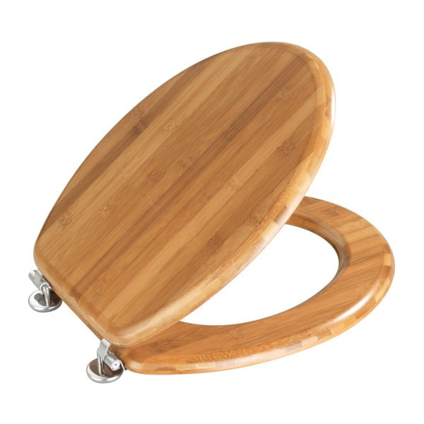 Sedile del water 37 x 42,5 cm Bamboo - Wenko-image-1