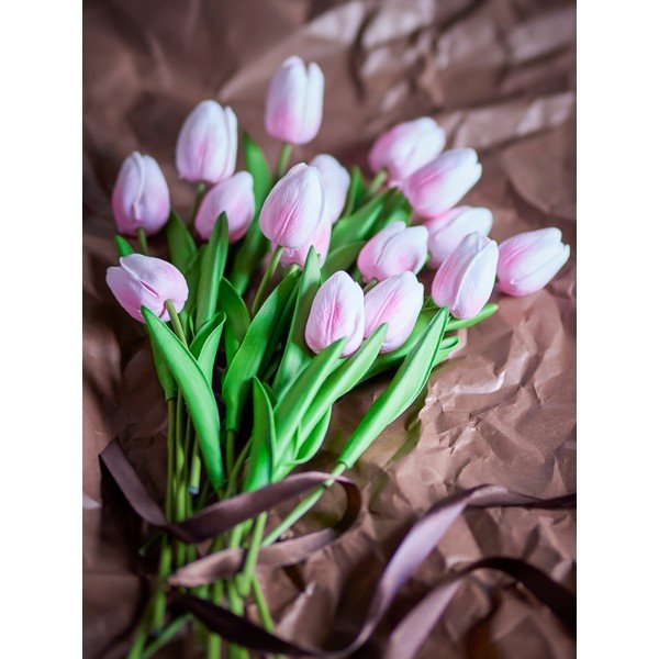 Fiore artificiale (altezza totale 32 cm) Tulip – Bloomingville-image-1