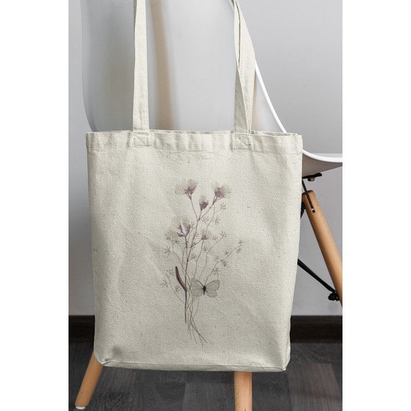 Borsa in tessuto beige - Kate Louise-image-1