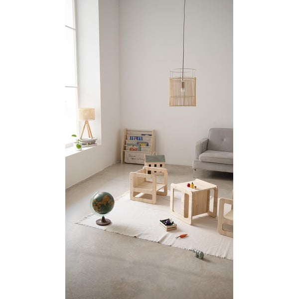 Sedie per bambini in legno di pino in set di 2 pezzi Montessori - Little Nice Things-image-2