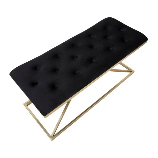 Panchina in Piramide nera e oro, 100 x 40 cm - Mauro Ferretti-image-4