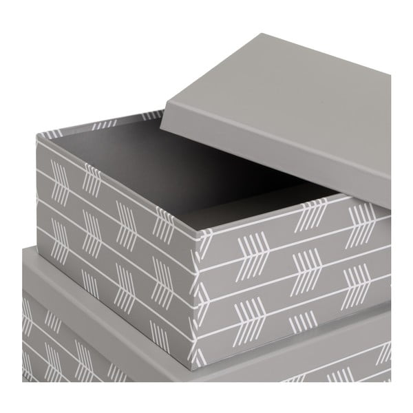 Scatole di cartone in set da 15 con coperchio Route - Casa Selección-image-1