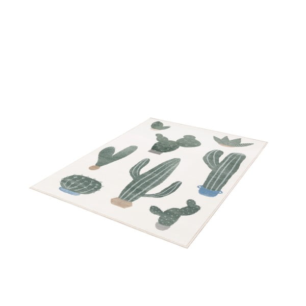 Tappeto per bambini verde e avorio 120x170 cm Cacto Malachite – FD-image-4