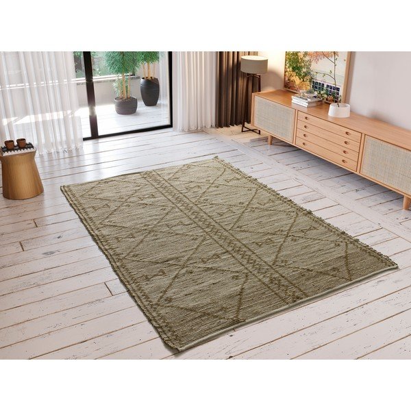 Tappeto di colore naturale in erba marina tessuto a mano 120x170 cm Seagrass – Universal-image-1