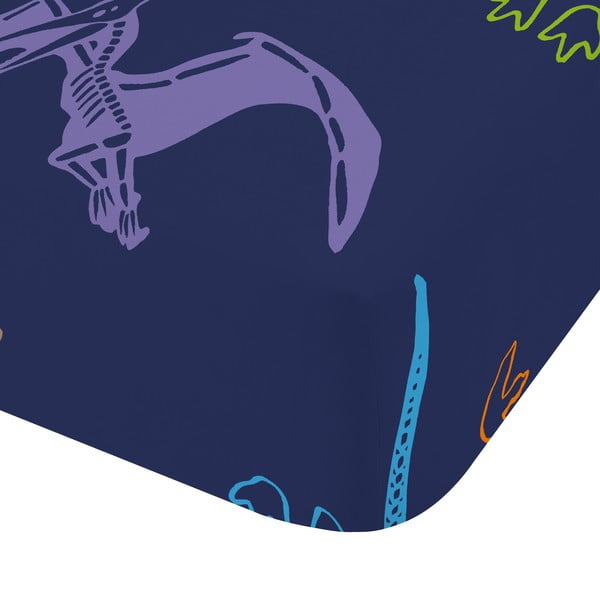 Lenzuolo con angoli per bambini blu per culla 70x140 cm Prehistoric Dinosaurs – Catherine Lansfield
