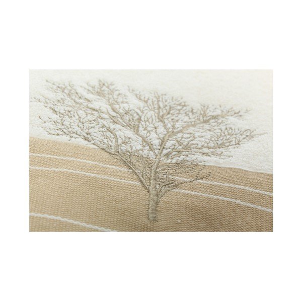 Set di 2 asciugamani Infinity in cotone crema, 50 x 90 cm - Foutastic-image-2