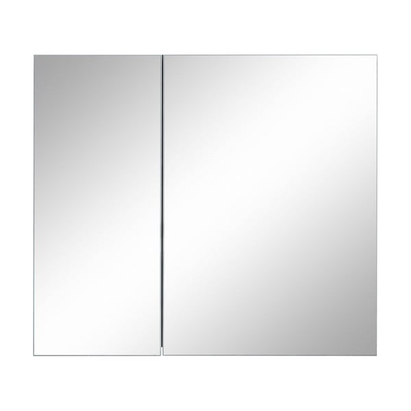 Mobile da bagno a parete bianco con specchio , 80 x 70 cm Wisla - Støraa-image-1