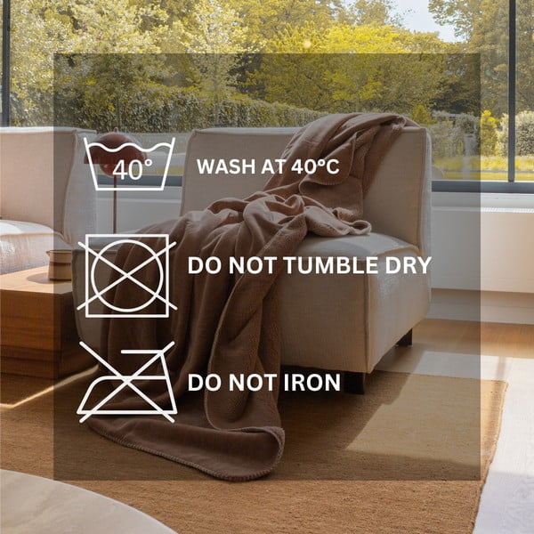 Coperta grigio tortora in micropile 150x200 cm Tomo – Tiseco Home Studio-image-3