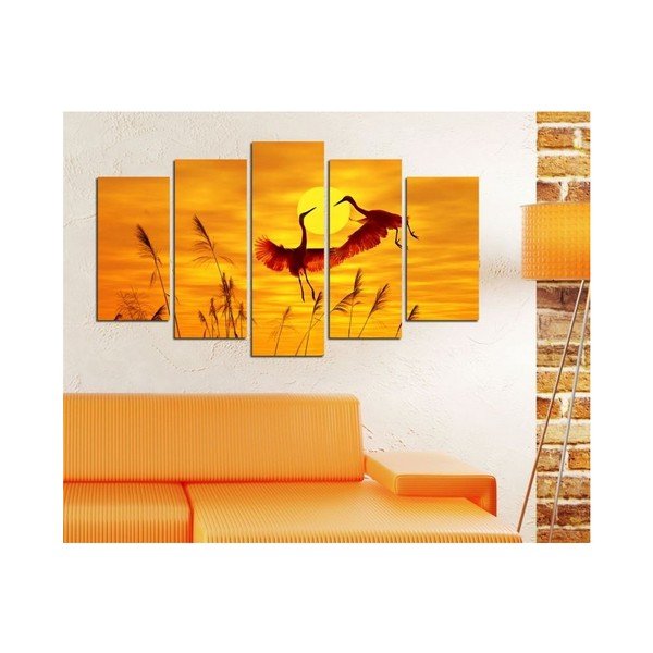 Pittura in più parti Huntago, 102 x 60 cm - Insigne-image-1