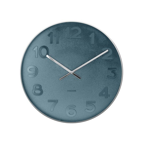 Modré hodiny Present Time Mr. Blue