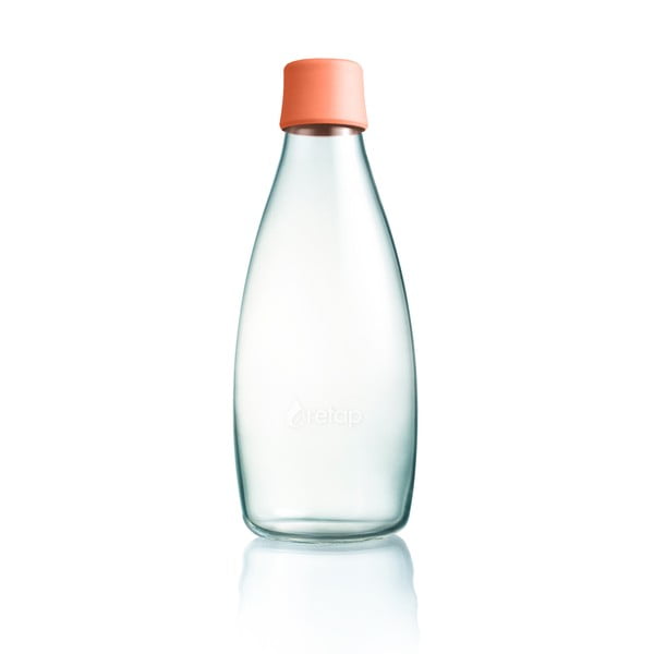 Bottiglia di vetro arancio albicocca , 800 ml - ReTap