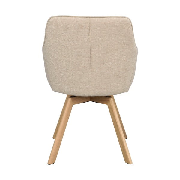 Set di sedie da pranzo beige in imbottito 2 pz Alison – Rowico-image-4