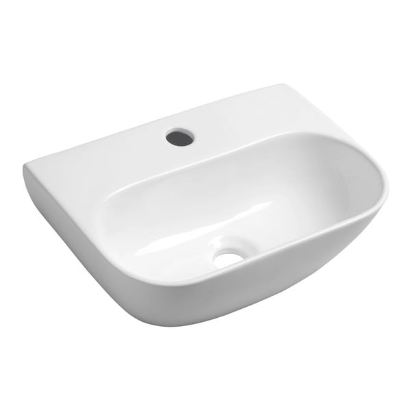 Lavabo bianco in ceramica 42x29 cm Nerissa – Sapho