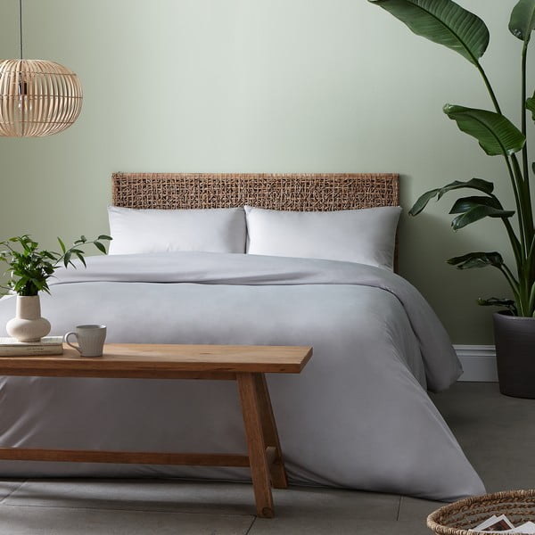 Biancheria da letto grigia 200x200 cm So Soft - Catherine Lansfield-image-1