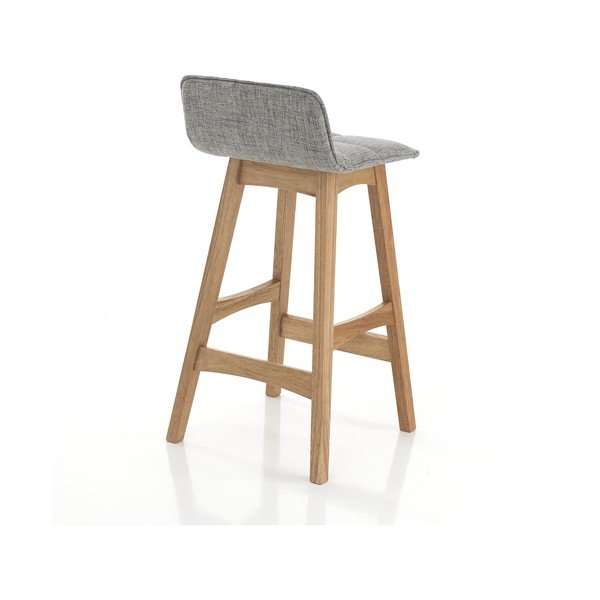 Sgabello da bar grigio Varm - Tomasucci-image-3