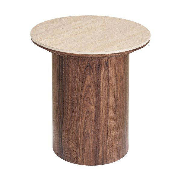 Tavolino rotondo con piano in ceramica ø 45 cm Delphi – House Nordic