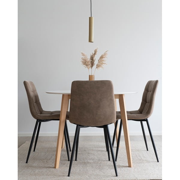 Tavolo da pranzo rotondo ø 105 cm Vojens – Bonami Essentials-image-2