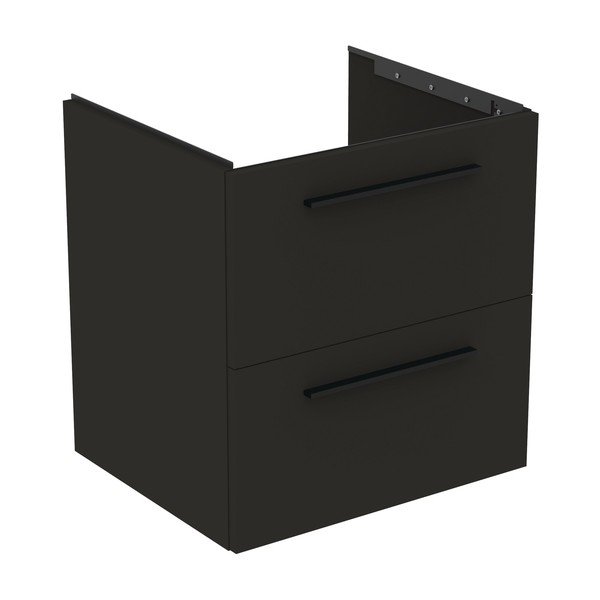 Mobile per lavabo antracite a sospensione 60x63 cm i.Life B - Ideal Standard-image-2