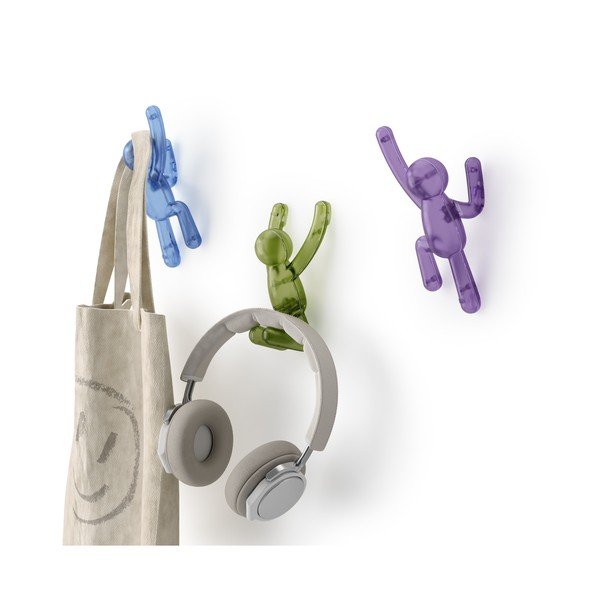 Set di ganci senza foratura in plastica 3 pz Buddy – Umbra-image-2
