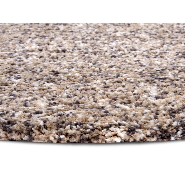 Tappeto rotondo beige ø 120 cm Shag - Hanse Home-image-3