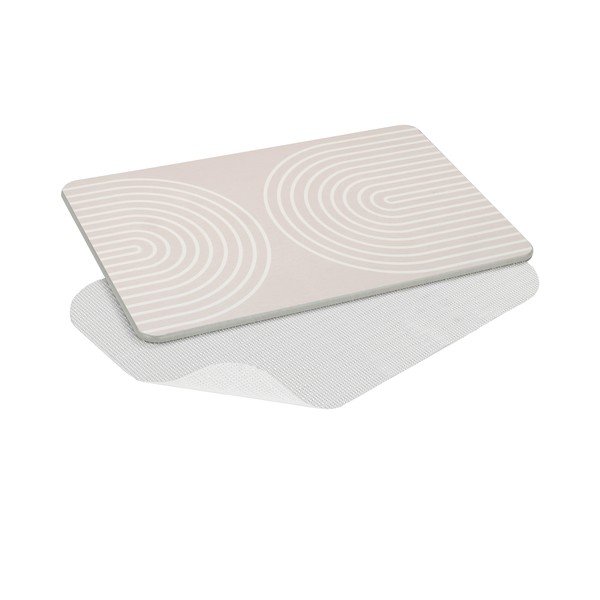 Tappeto da bagno in quarzo beige 39x60 cm Nazca - Wenko-image-2