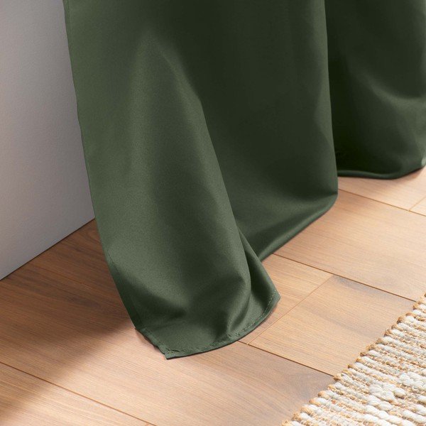 Tenda in microfibra kaki 140x280 cm Absolu - douceur d'intérieur-image-4