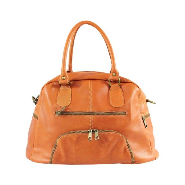 Borsa Jenny in pelle senape - Chicca Borse
