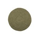 Tappeto verde in iuta ø 150 cm Ross – WOOOD